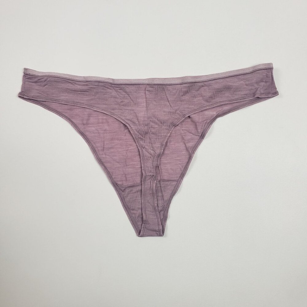 Allbirds Womens Thong Underwear 2-Pack Trino Blend 3X & XXXL Pitaya & Wheat NIB - Picture 11 of 16